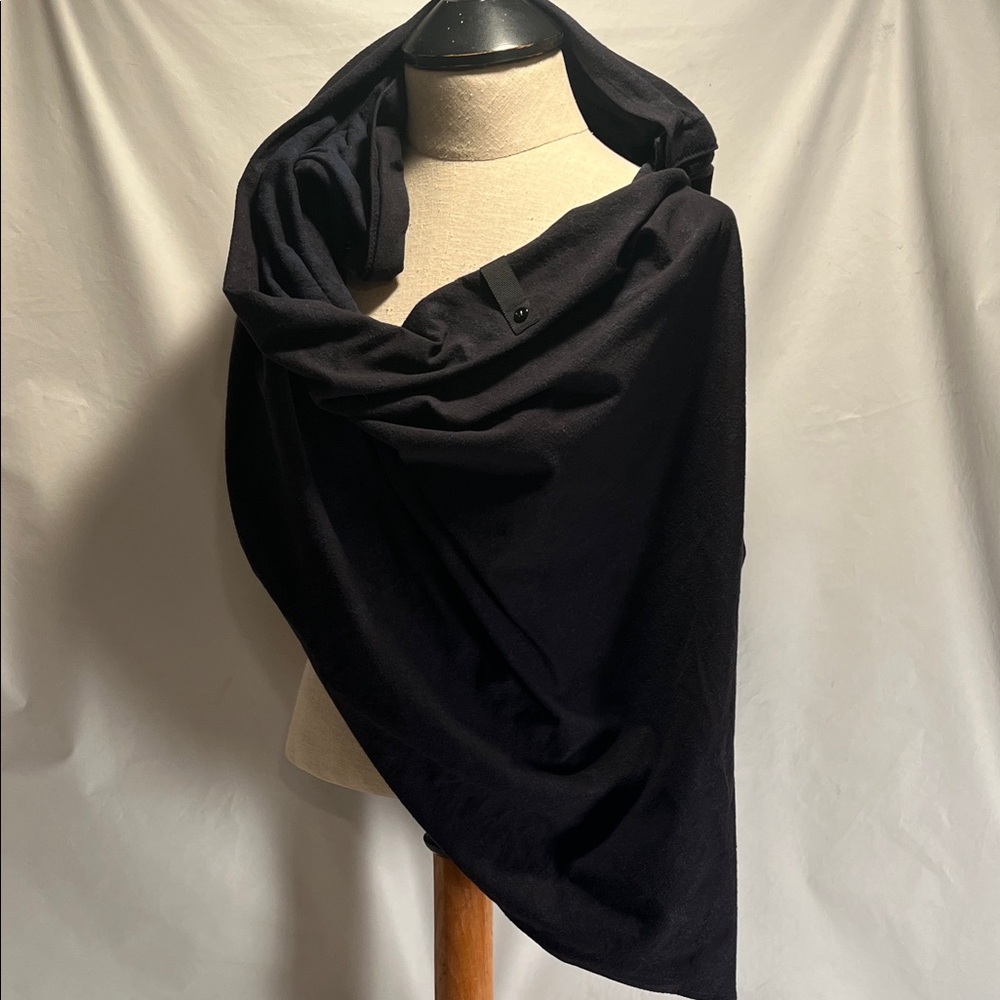 Lululemon Vinyasa Wrap Scarf Blue Black